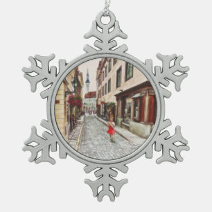 Ornement Flocon De Neige Madame à Tallinn Estonie