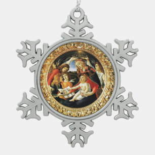 Ornement Flocon De Neige Madonna du Magnificat