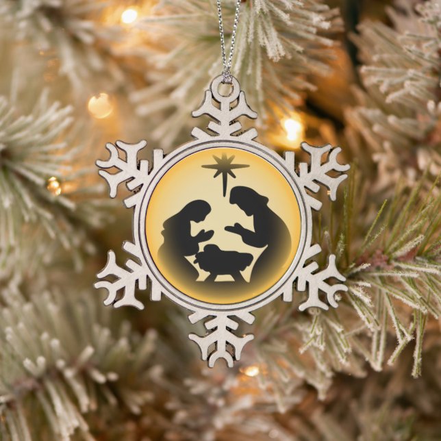 Ornement Flocon De Neige Manger Snowflake Ornament (Arbre)