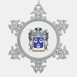 Ornement Flocon De Neige Manteau de Cathcart des bras - crête de famille