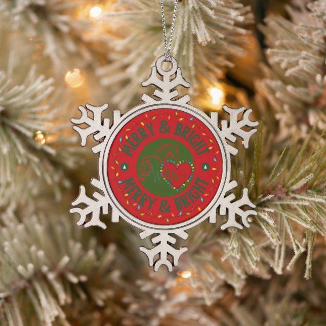 Ornement Flocon De Neige Merry & Bright Snowflake Ornament (Arbre)