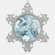 Métallurgique Bleu Blanc Popsicle de Noël