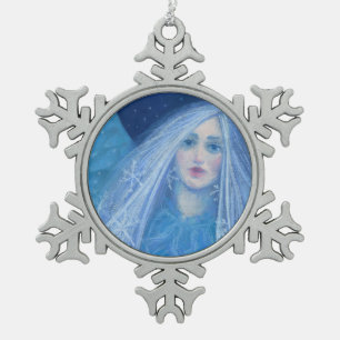 Ornement Flocon De Neige Metelitsa Neige fille Snégurochka Noël Angel