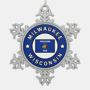 Ornement Flocon De Neige Milwaukee Wisconsin