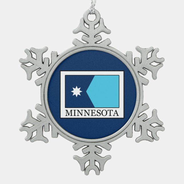 Ornement Flocon De Neige Minnesota (Devant)