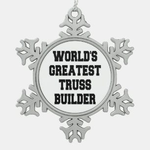 Ornement Flocon De Neige Mondes plus grand Truss Builder