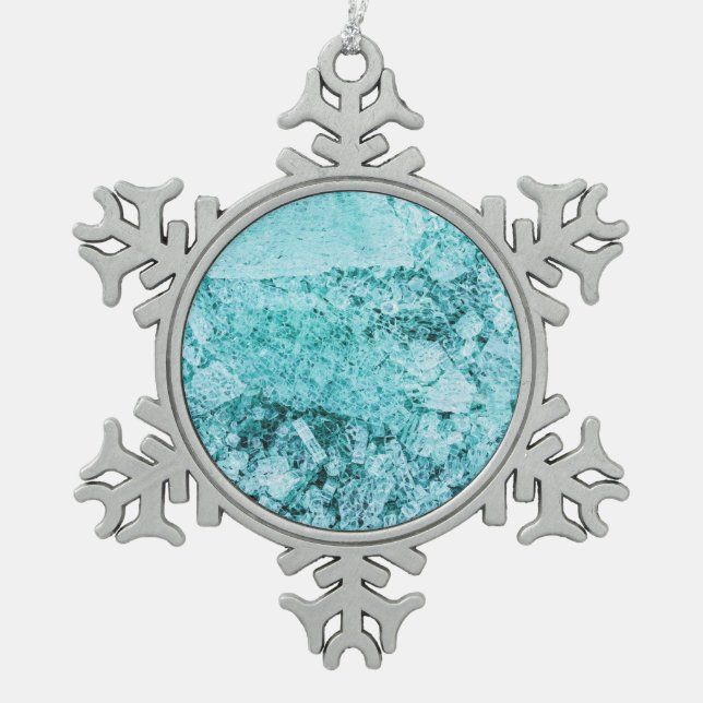 Ornement Flocon De Neige morceaux d'intégration mentale (Devant)