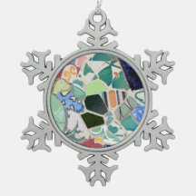 Mosaïques de Guell de parc