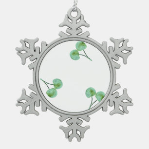 Ornement Flocon De Neige Motif Green Cherry