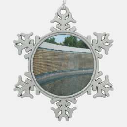 Ornement Flocon De Neige Mur de la liberté commémorative 2ème guerre mondia