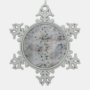 Ornement Flocon De Neige Mur d'escalade de roche