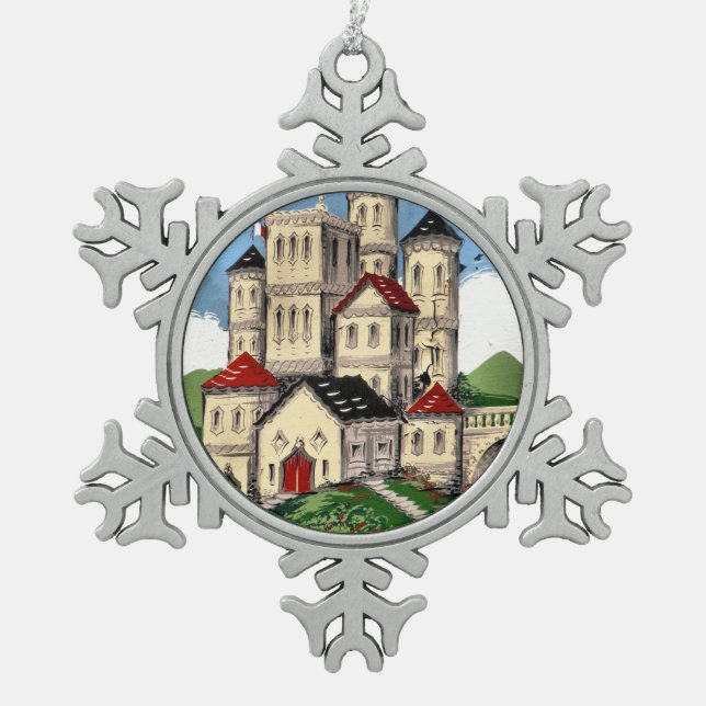 ORNEMENT FLOCON DE NEIGE NAVIRES (Devant)