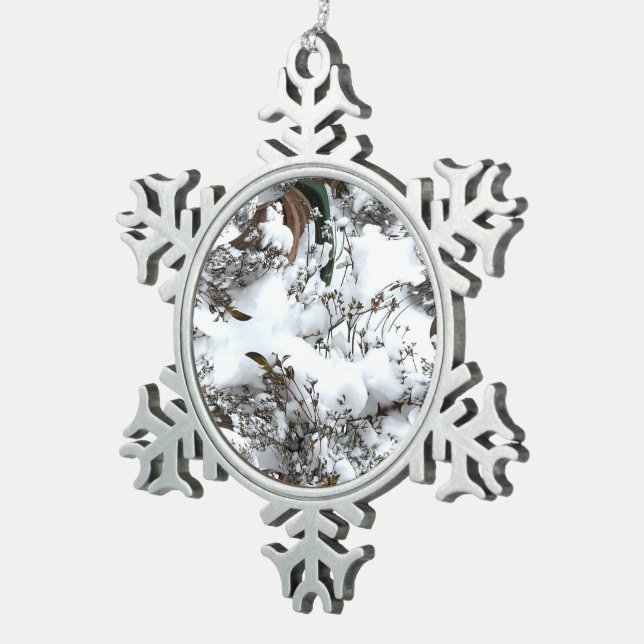 Ornement Flocon De Neige Neige Abstraite (Vue impression)