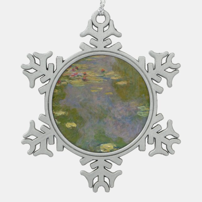 Ornement Flocon De Neige Nénuphars de Claude Monet |, 1919 (Devant)