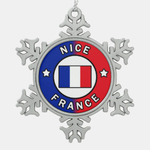 Ornement Flocon De Neige Nice France