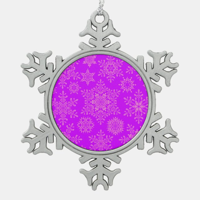 Ornement Flocon De Neige Noël (Devant)