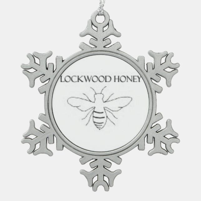 Ornement Flocon De Neige Noël autour (Devant)