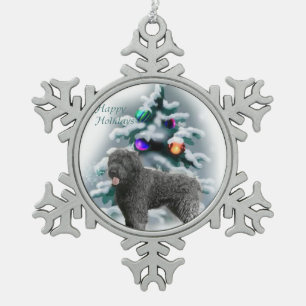 Ornement Flocon De Neige Noël Bouvier des Flandres