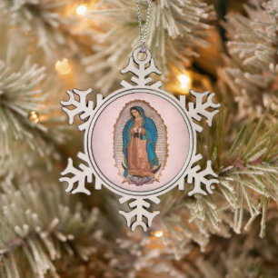 Ornement Flocon De Neige Notre-Dame de Guadalupe 1531
