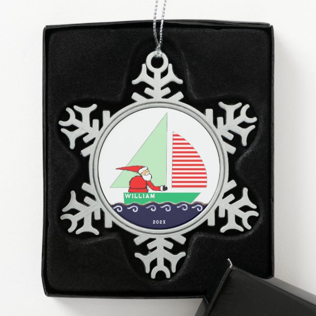 Ornement Flocon De Neige Objet de collection Noël voile (Boîte)