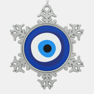 Ornement Flocon De Neige oeil diabolique ancien symbole antiquité talisman