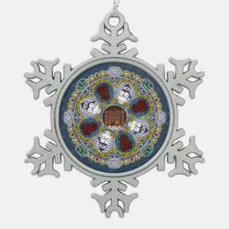Ornement Flocon De Neige Ornement de luxe de Hiver Nouveau