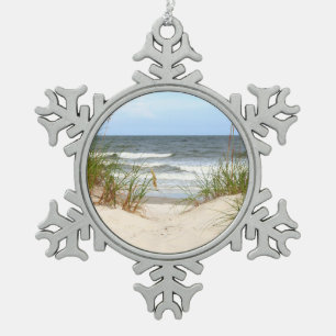 Ornement Flocon De Neige Ornement de plage
