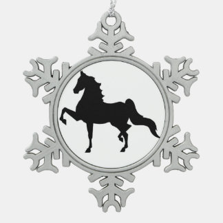 Ornement Flocon De Neige Ornement de Saddlebred