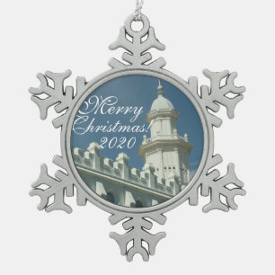 Ornement Flocon De Neige Ornement de temple de St George Utah
