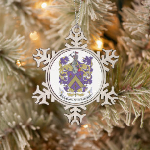 Ornement Flocon De Neige Ornement du blason de Hasbrouck