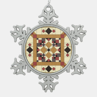 Ornement Flocon De Neige Ornement moderne d'arbre d'édredons de Gallois de