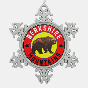 Ornement Flocon De Neige Ours des monts Berkshire