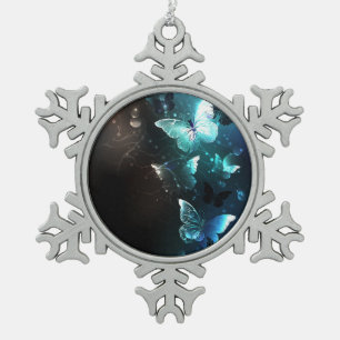 Ornement Flocon De Neige Papillons de nuit