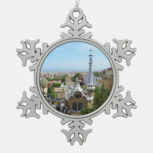 Ornement Flocon De Neige Parc Guell à Barcelone