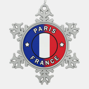 Ornement Flocon De Neige Paris France
