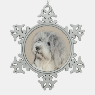 Ornement Flocon De Neige Peinture Havanaise (Gold Sable) - Art Chien origin