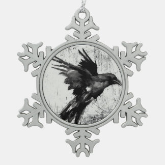 Ornement Flocon De Neige Pendentif de flocon de neige de Raven