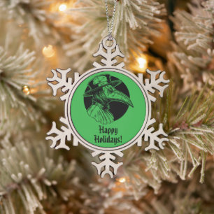 Ornement Flocon De Neige Peste Docteur Goth Horreur