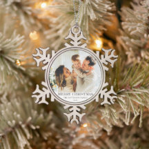 Photo de Noël de famille moderne