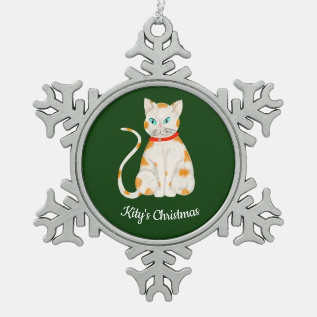 Ornement Flocon De Neige Photo Personalized Snowflake Framed Ornament (Devant)