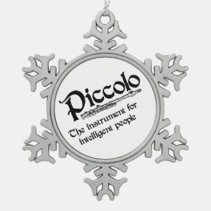 Ornement Flocon De Neige Piccolo intelligent