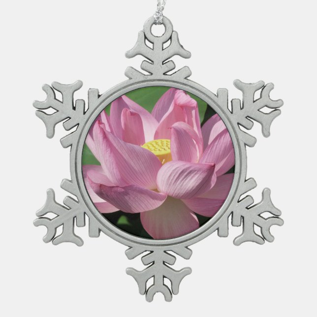 Ornement Flocon De Neige Pink Lotus Flower IV (Devant)
