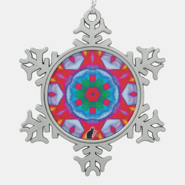 Ornement Flocon De Neige Pippin Kaleidoscope Snowflake Orament (Devant)