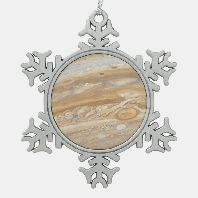 Ornement Flocon De Neige Planète Jupiter (Devant)