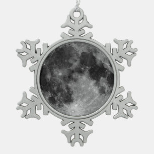 Ornement Flocon De Neige Pleine lune