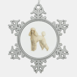 Ornement Flocon De Neige Poodle — Clip de chiot