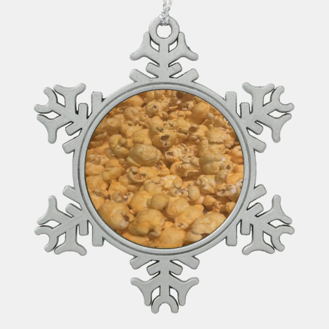 Ornement Flocon De Neige Popcorn (Devant)