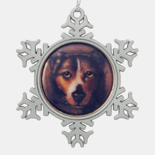 Ornement Flocon De Neige PORTRAITS DE CHIENS MINIATES Pincher