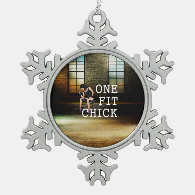 Ornement Flocon De Neige Poussin convenable du PRINCIPAL un (Devant)