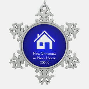 Ornement Flocon De Neige Premier Noël dans la nouvelle maison